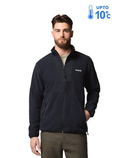 Columbia Men Black Sequoia Grove Fleece Jacket