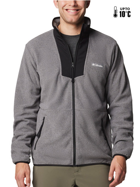 Columbia Men Grey Sequoia Grove Fleece Jacket