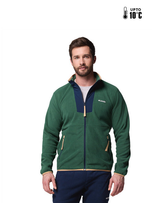 Columbia Men Green Sequoia Grove Fleece Jacket