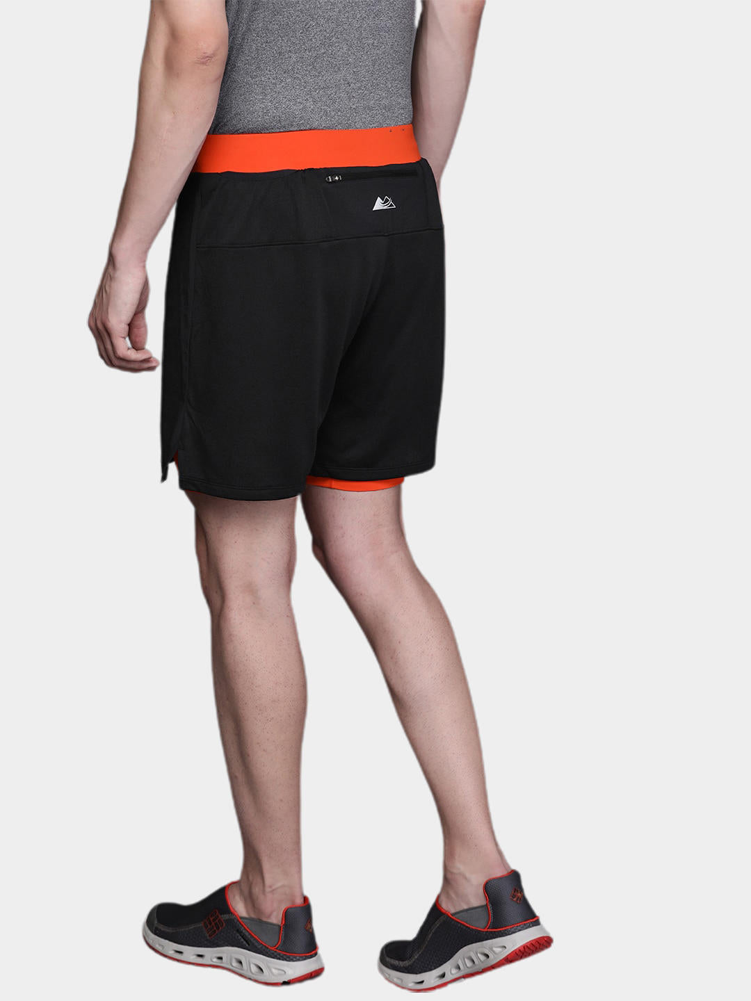 Columbia Men Black M Endless Trail 2in1 Short (Sun Protection)