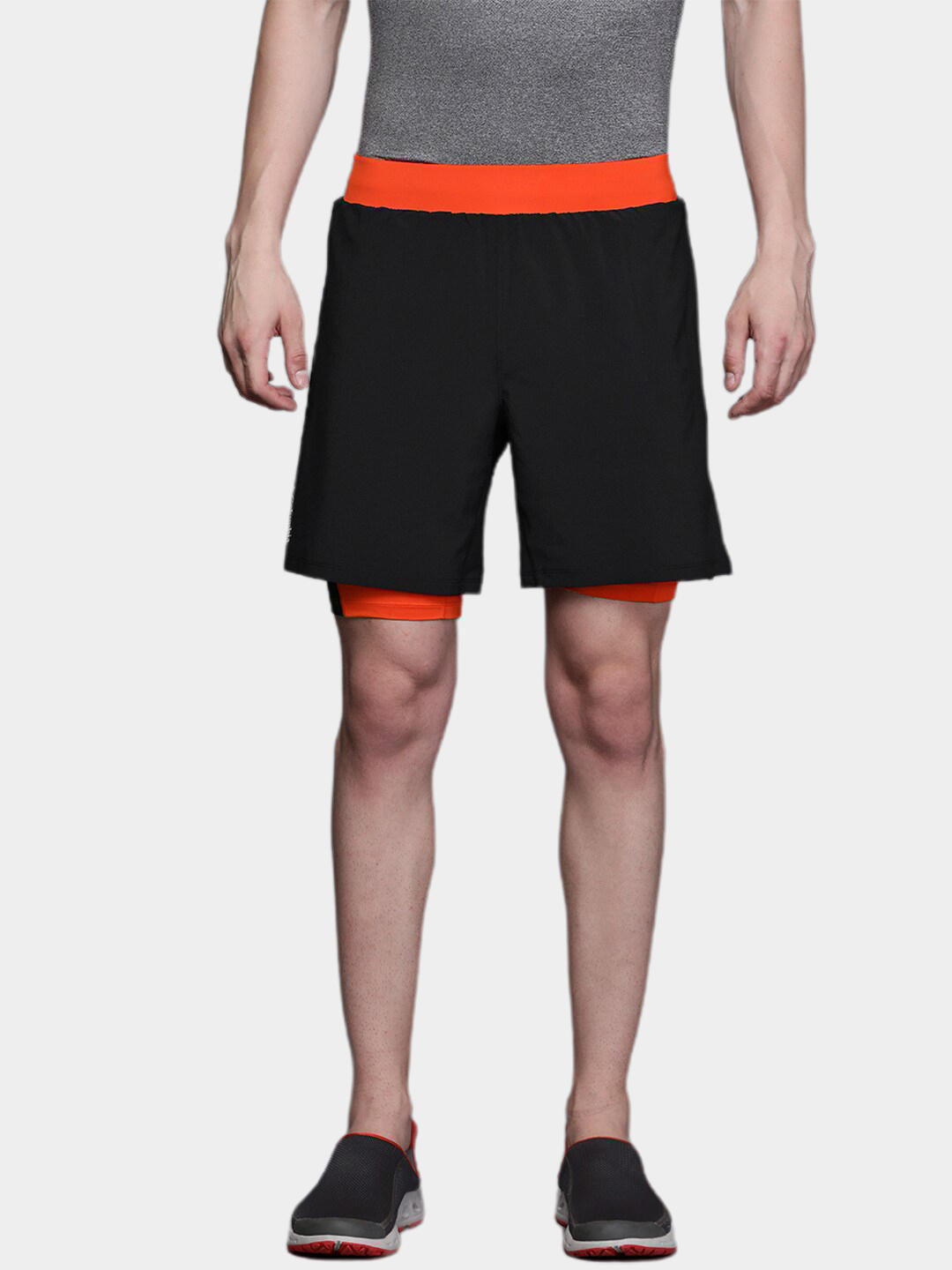 Columbia Men Black M Endless Trail 2in1 Short (Sun Protection)