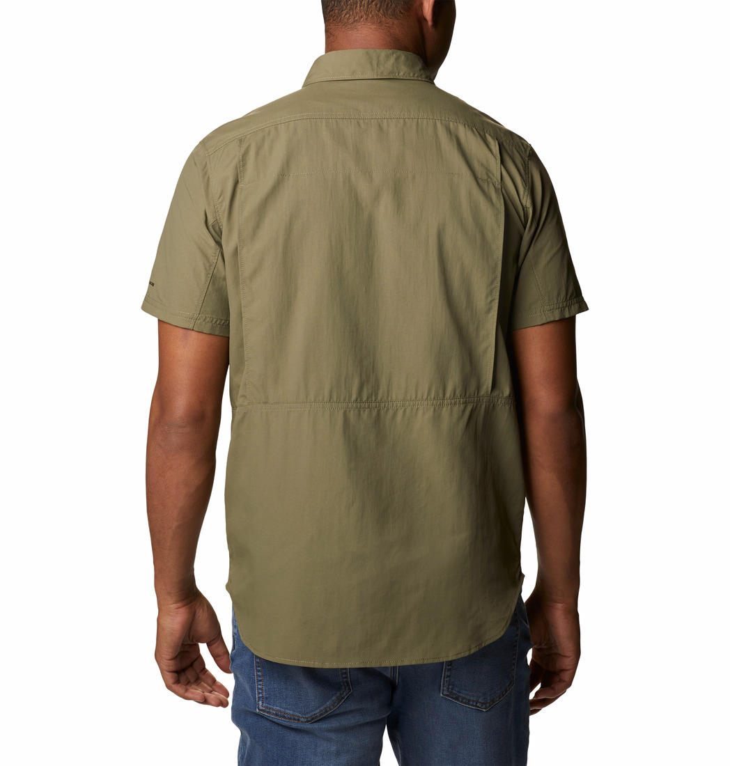 Columbia Men Olive Silver Ridge 2.0 Short Sleeve Shirt