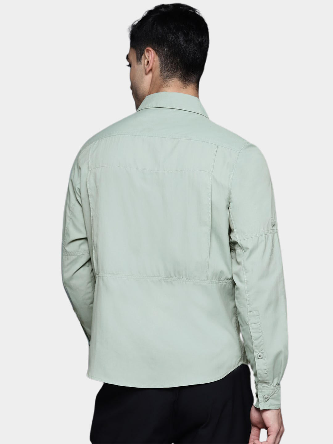 Columbia Men Green Silver Ridge2.0 Long Sleeve Shirt