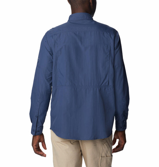 Columbia Mens Blue Silver Ridge2.0 Long Sleeve Shirt