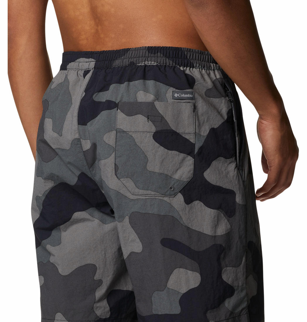 Columbia Men Black M Summerdry Short (Sun Protection)