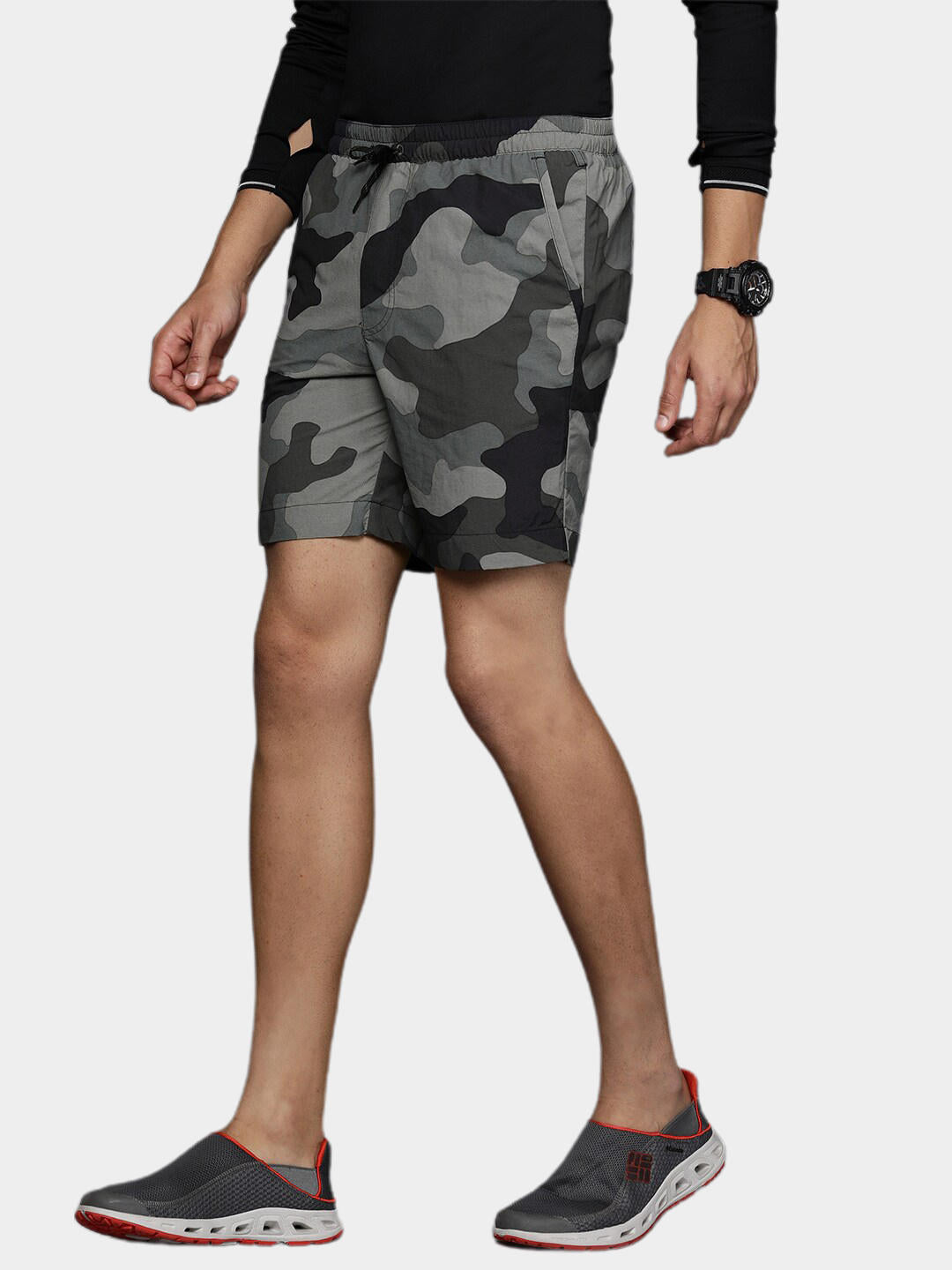 Columbia Men Black M Summerdry Short (Sun Protection)