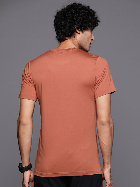 Columbia Men Orange Tech Trail Graphic T-Shirt