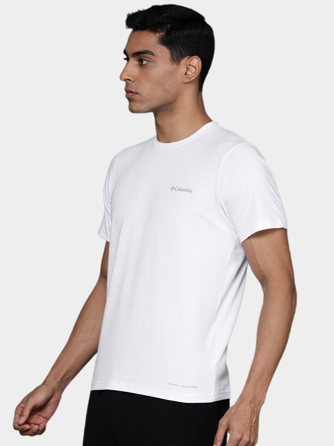 Columbia Men White Mens Sun Trek Short Sleeve T-Shirt
