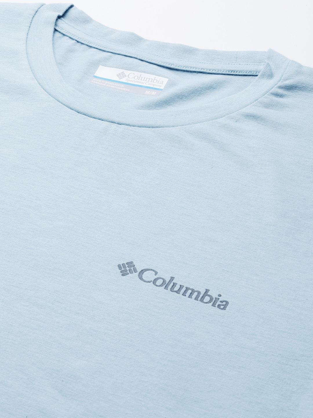 Columbia Men Blue Mens Sun Trek Short Sleeve T-Shirt