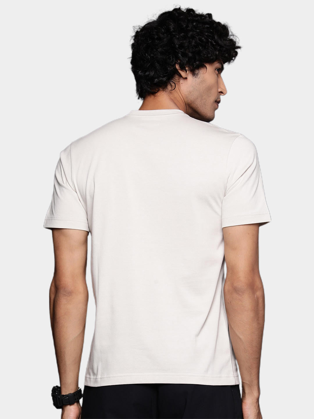 Columbia Men Beige Landroamer Short Sleeve Henley T-Shirt