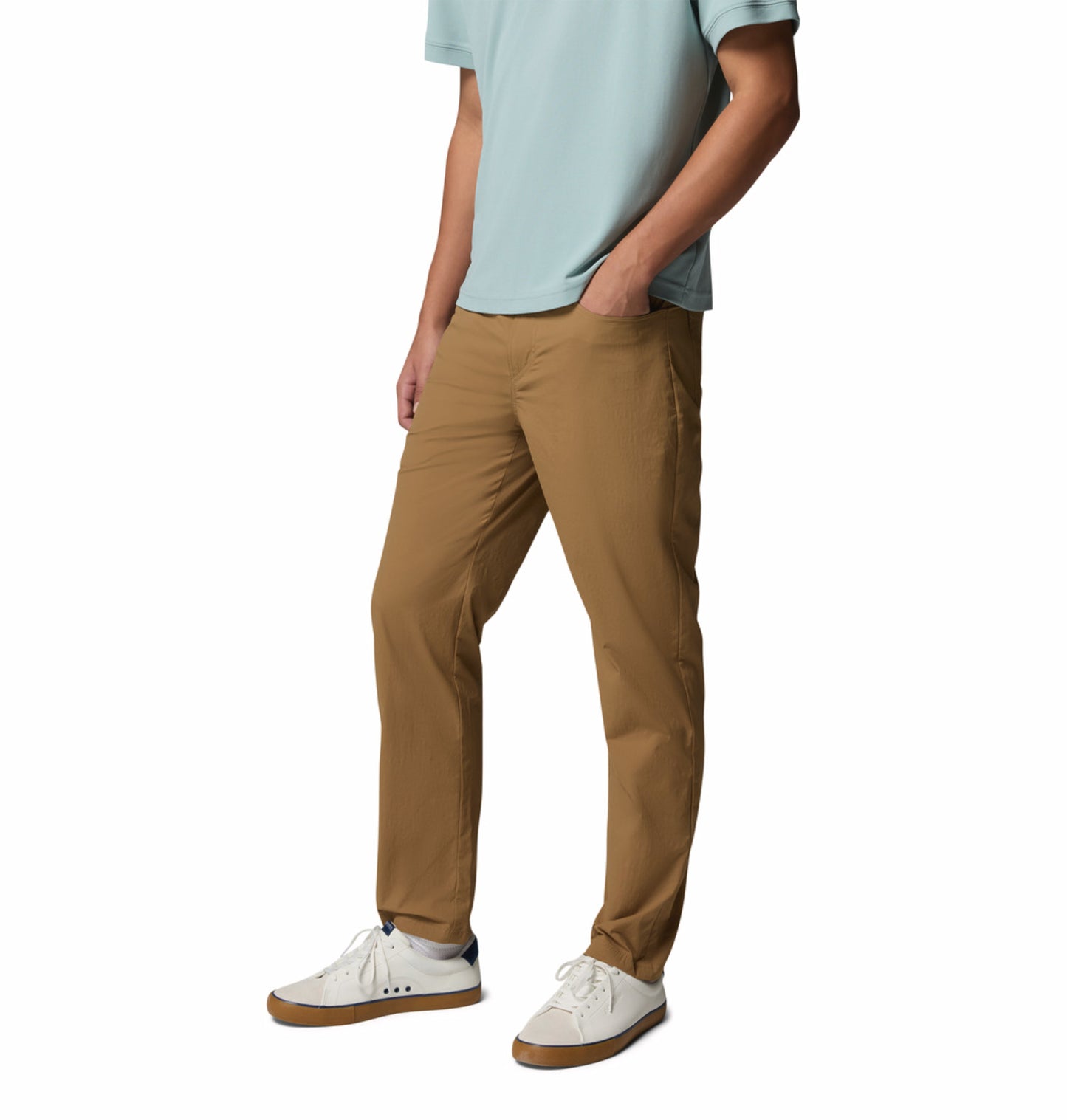 Columbia Men Brown Omni-Freeze ROC Lite 5 Pocket Pant