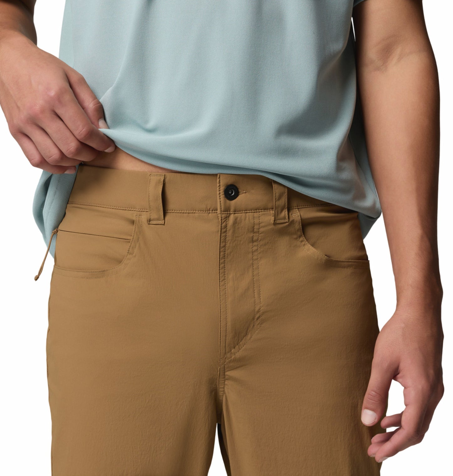 Columbia Men Brown Omni-Freeze ROC Lite 5 Pocket Pant