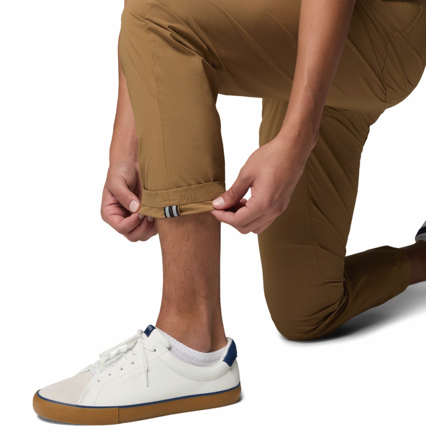 Columbia Men Brown Omni-Freeze ROC Lite 5 Pocket Pant