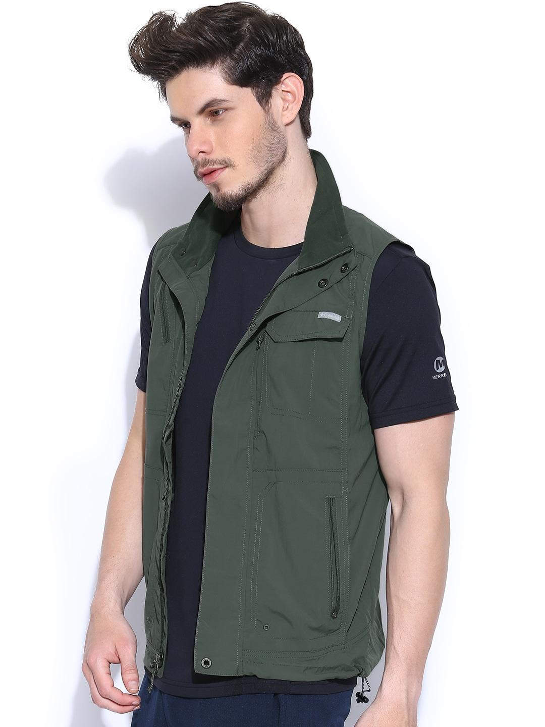Columbia Men Green Silver Ridge Vest (Sun Protection)