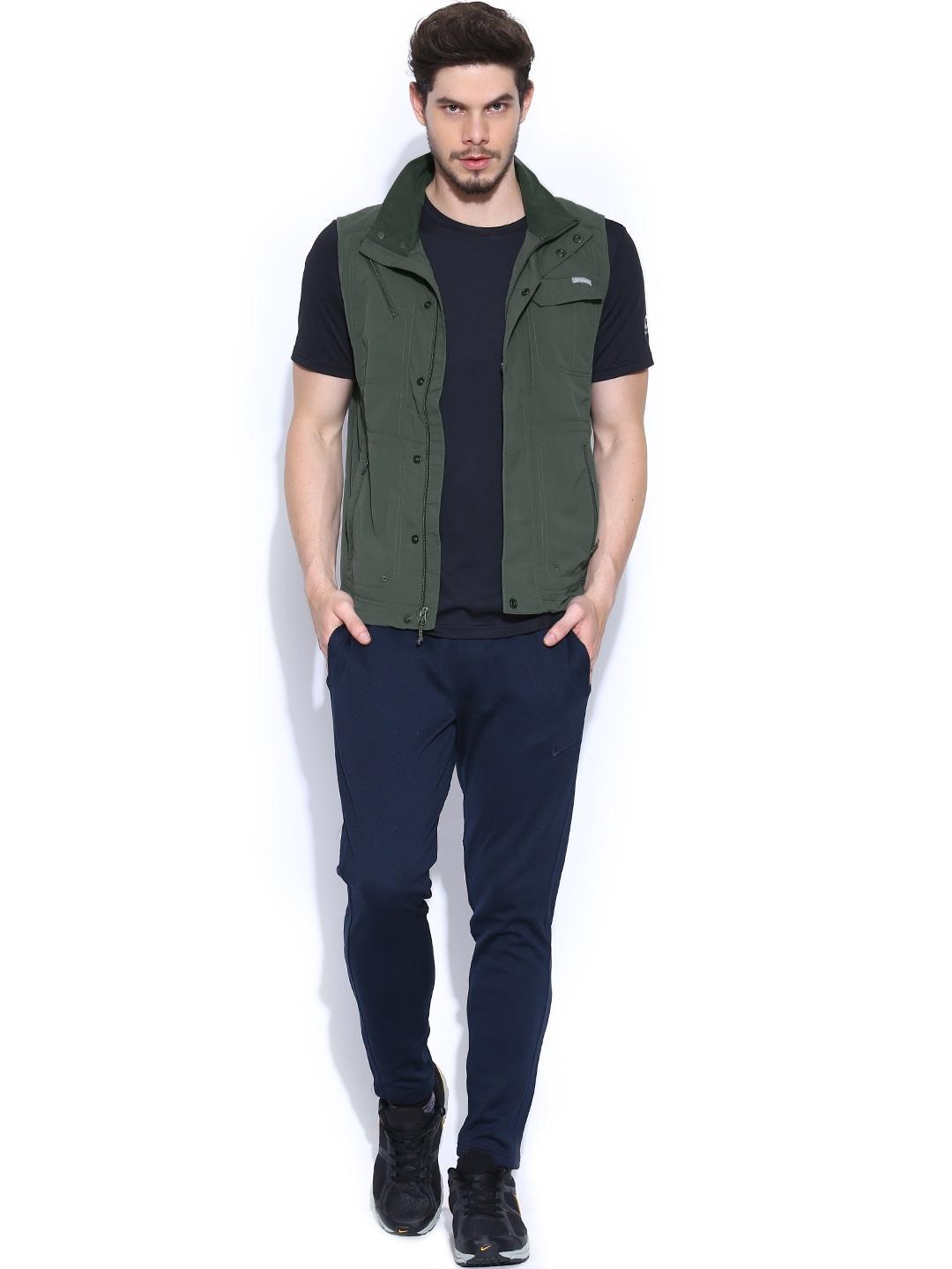 Columbia Men Green Silver Ridge Vest (Sun Protection)