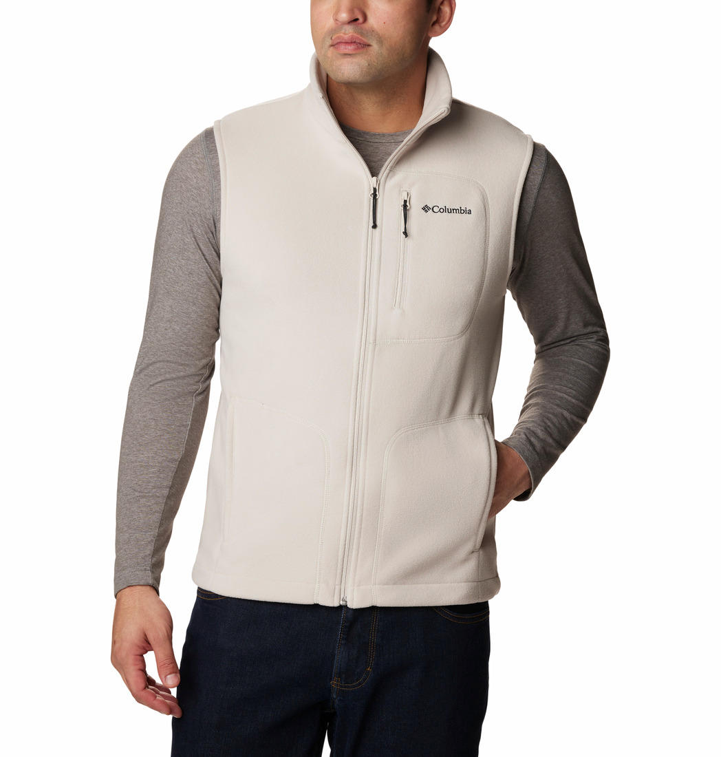 Columbia Men Beige Fast Trek Fleece Jacket
