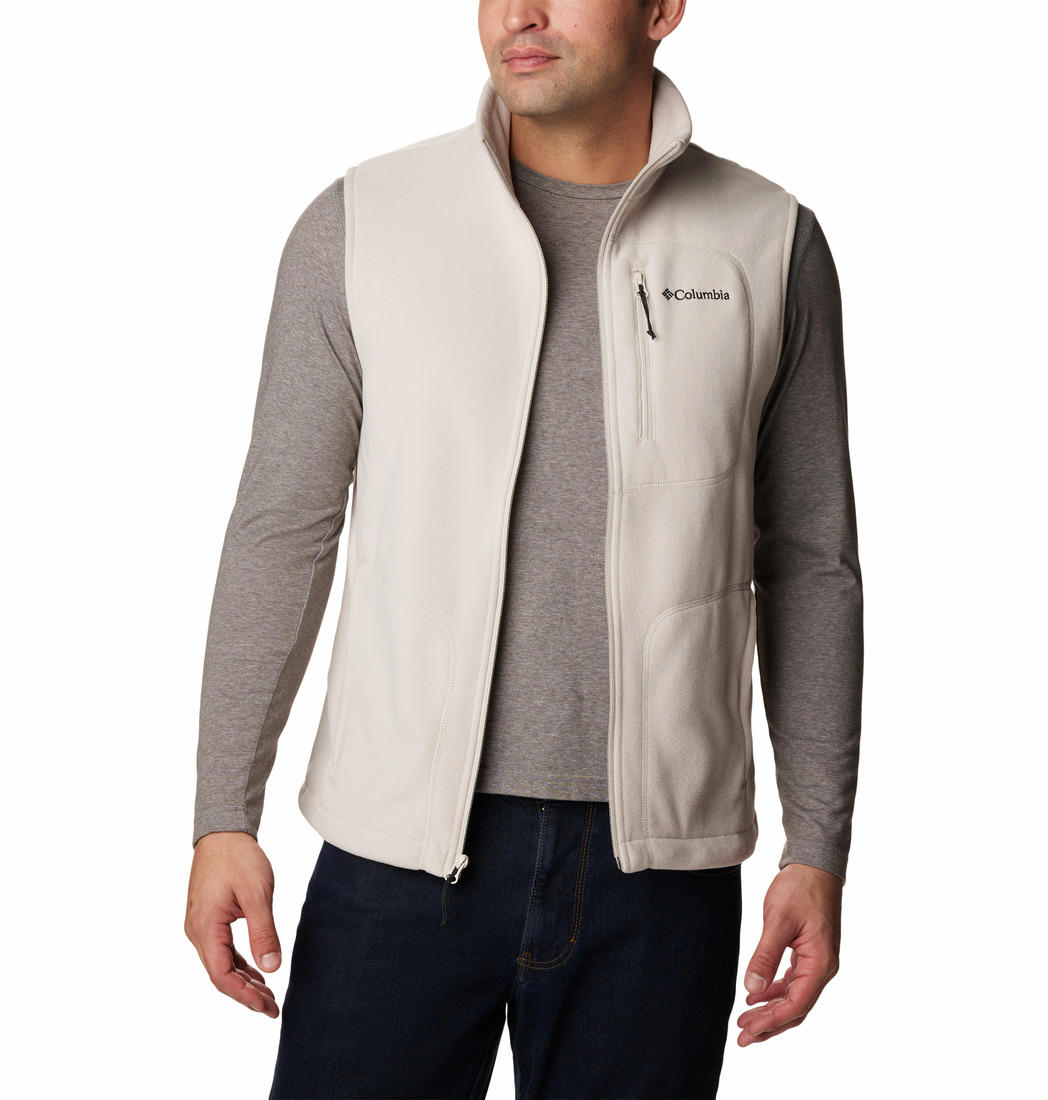 Columbia Men Beige Fast Trek Fleece Jacket