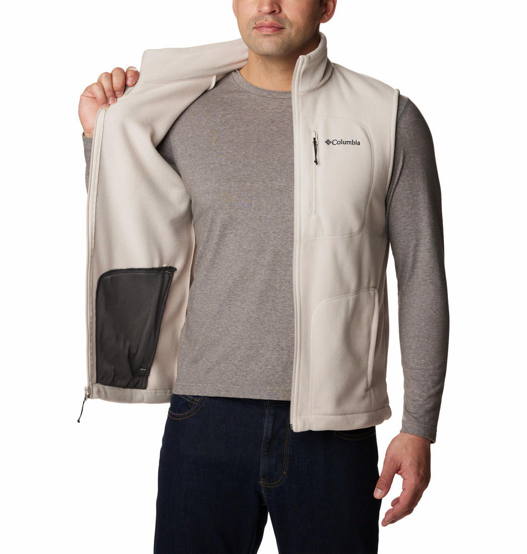 Columbia Men Beige Fast Trek Fleece Jacket