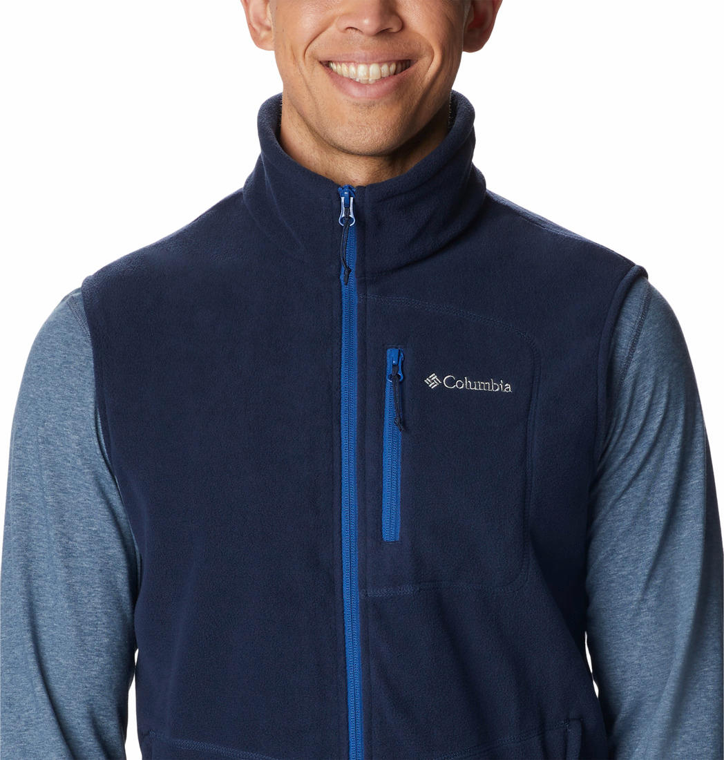 Columbia Men Blue Fast Trek Fleece Jacket