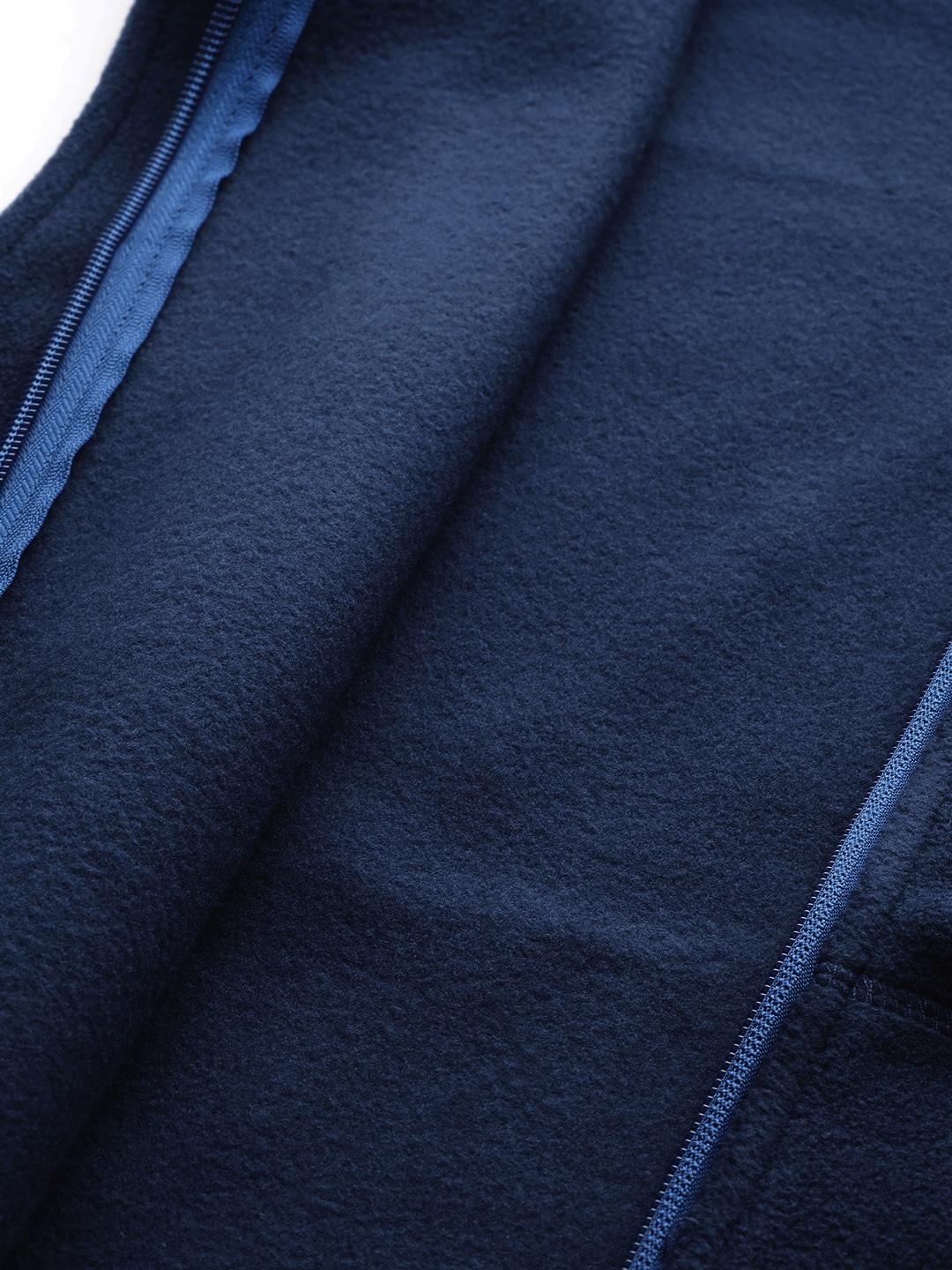 Columbia Men Blue Fast Trek Fleece Jacket