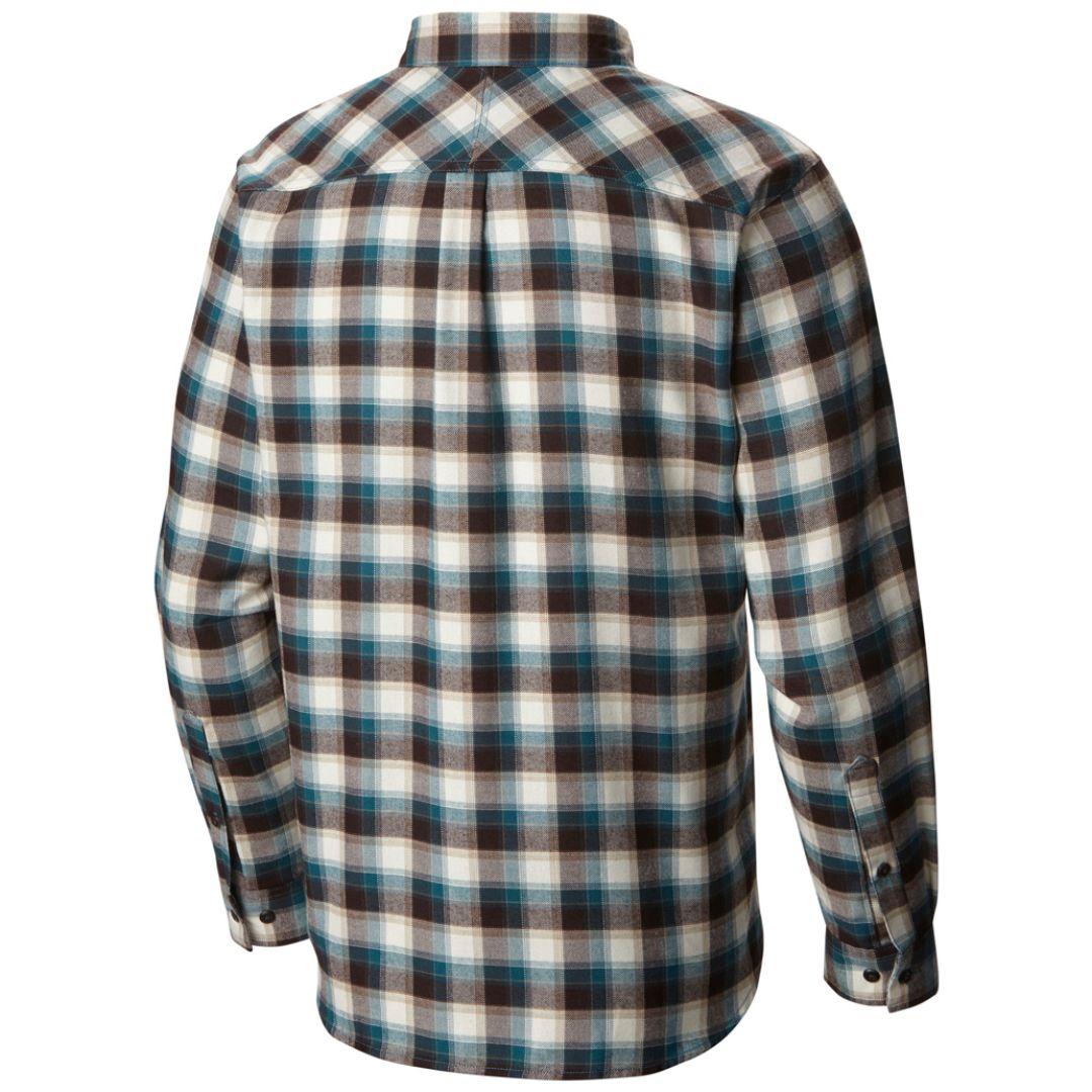 Columbia Men Green Silver Ridge  Flannel Long Sleeve Shirt