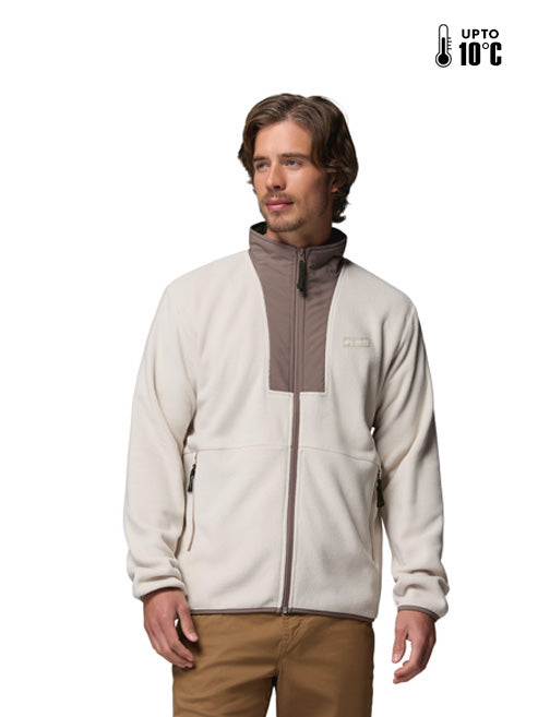 Columbia Men Beige MTR Sequoia Grove II Fleece Jacket