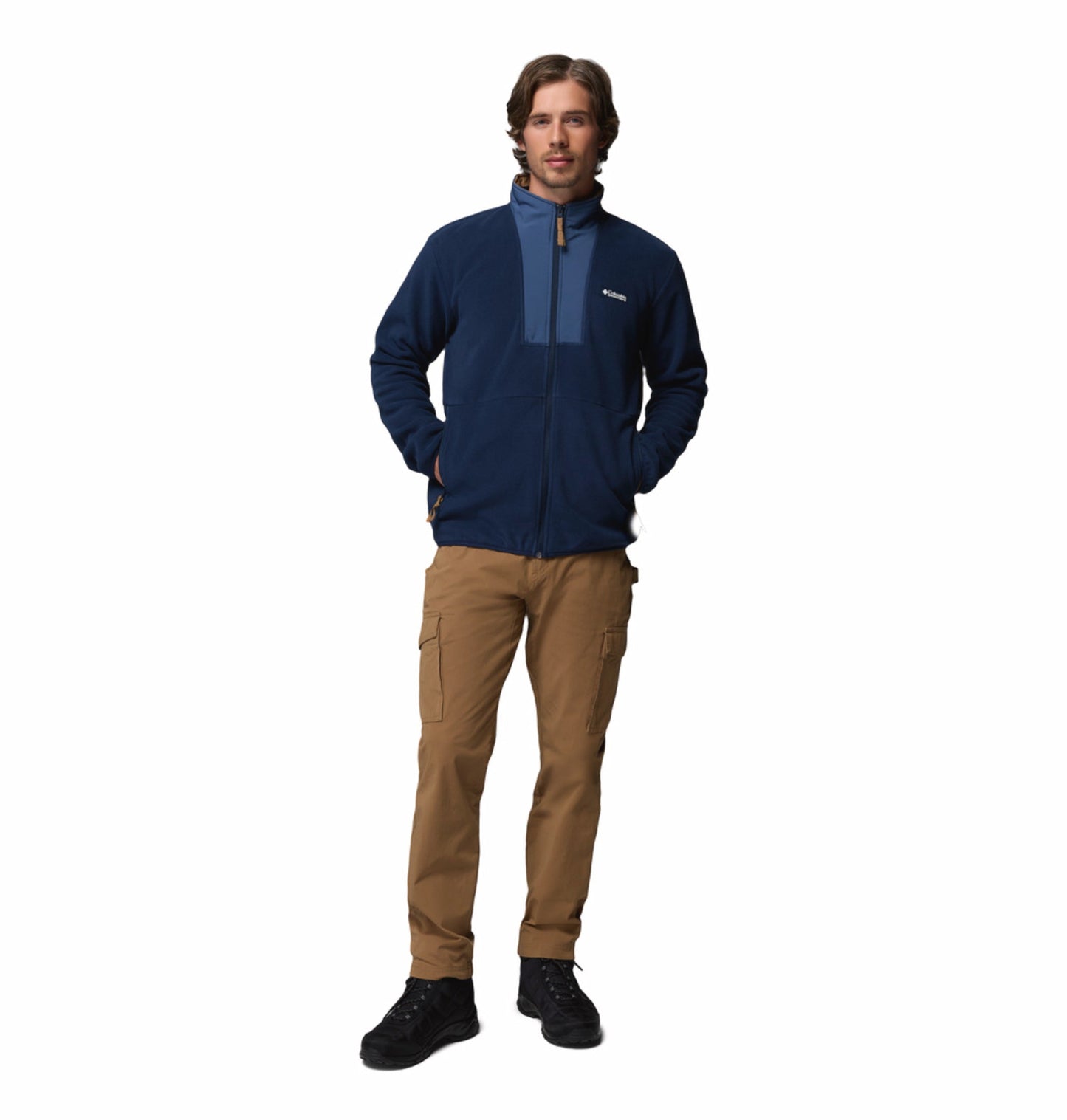 mens blue mtr sequoia grove ii fleece jacket