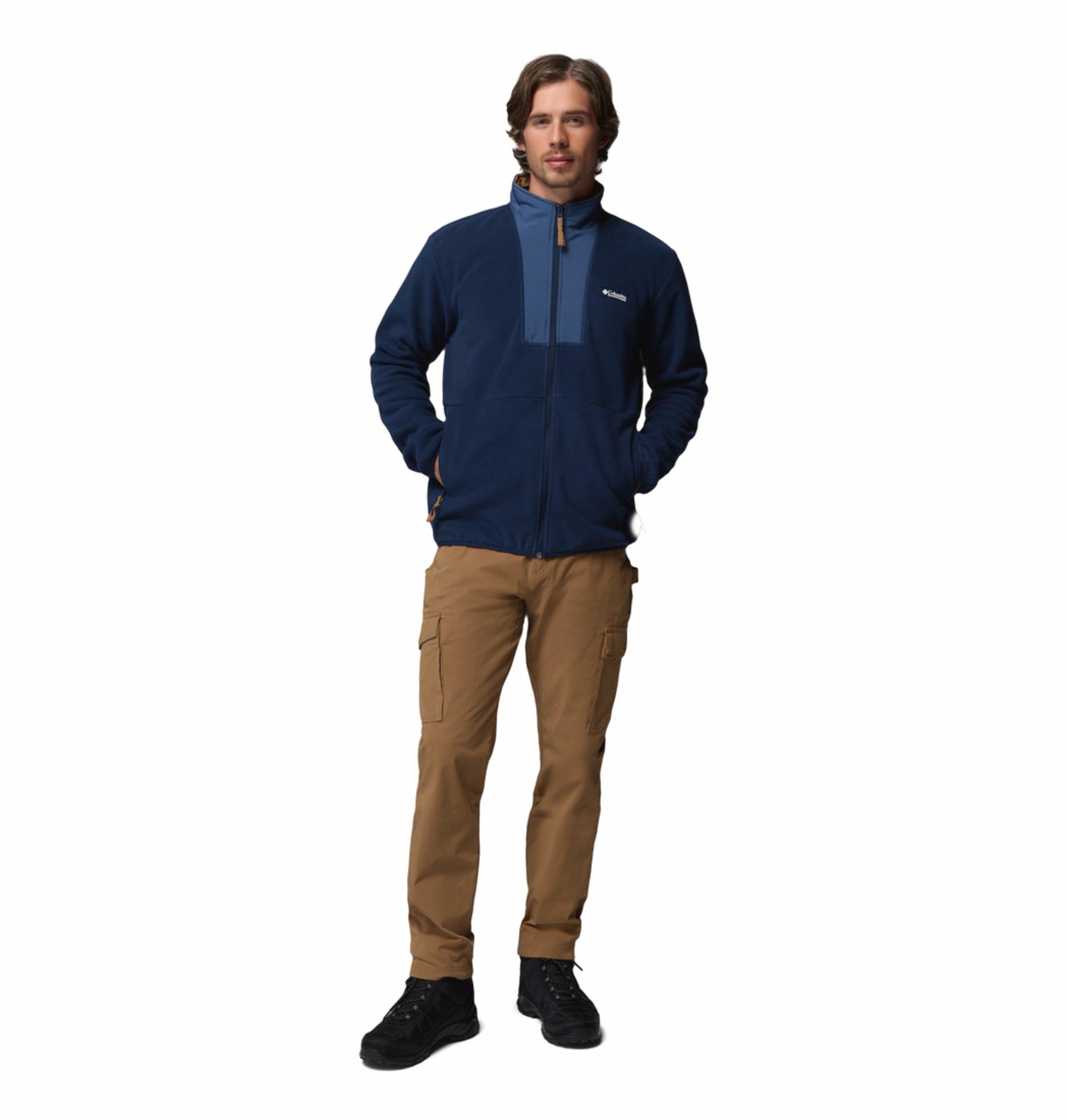 mens blue mtr sequoia grove ii fleece jacket