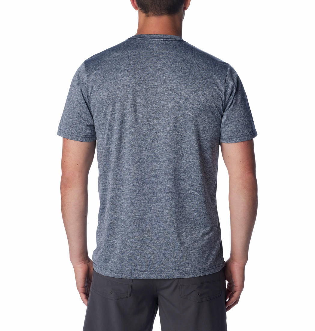 Columbia Mens Blue Hike Crew Tshirt