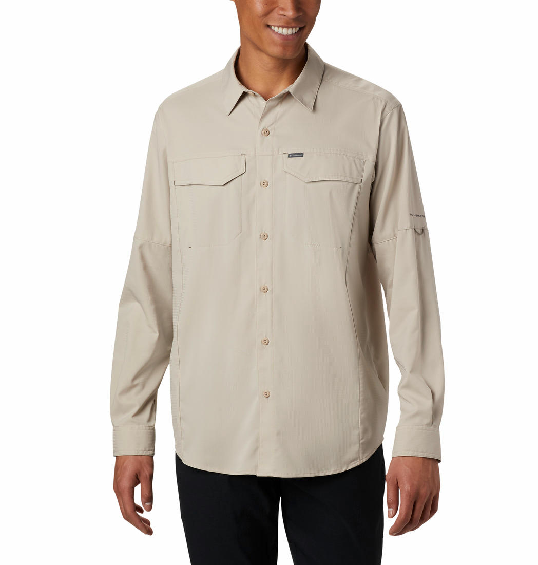 Columbia Men Beige Silver Ridge Lite Long Sleeve Shirt