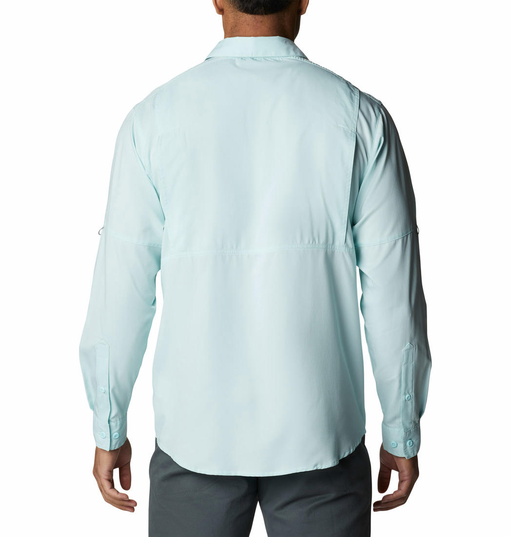 Columbia Men Blue Silver Ridge Lite Long Sleeve Shirt