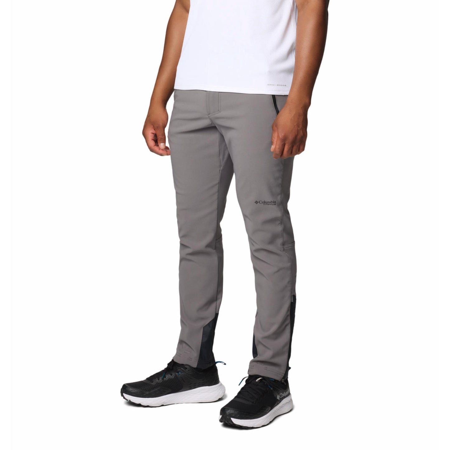 Columbia Men Grey Omni-Heat Inifnity Vast Canyon Softshell Pant