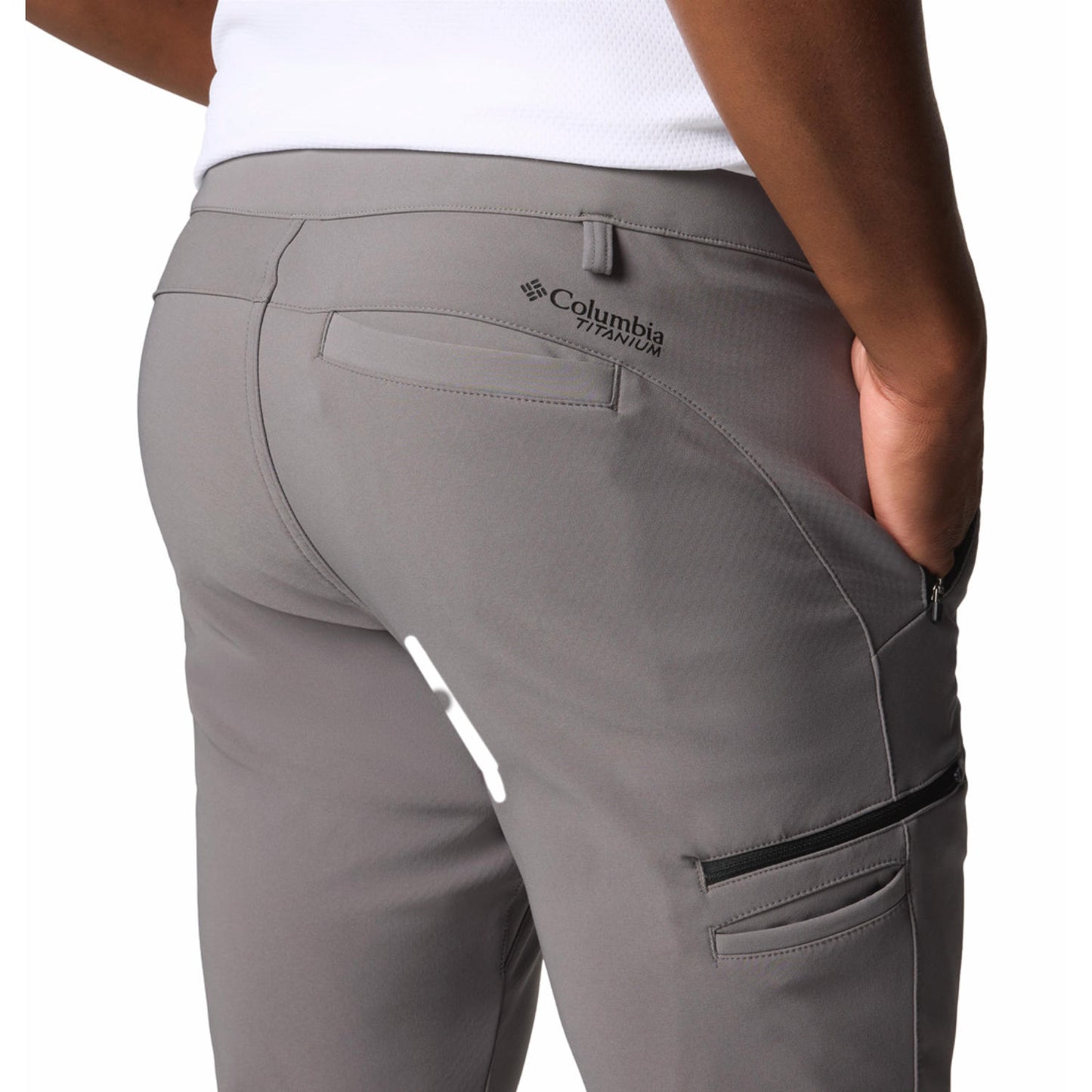 Columbia Men Grey Vast Canyon Omni-Heat Infinity Softshell Pant