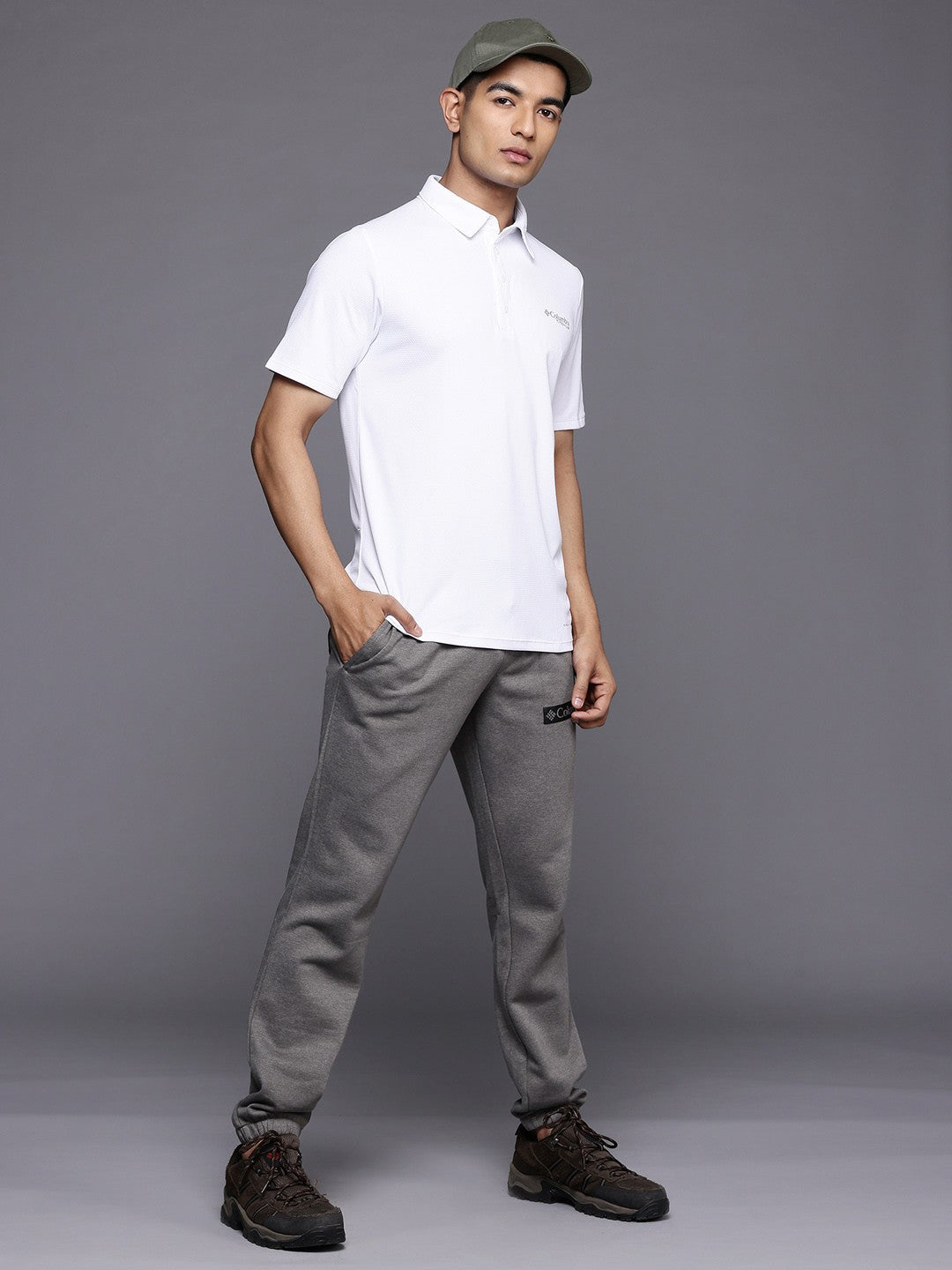 Columbia Men White Summit Valley Polo (Sun Protection)