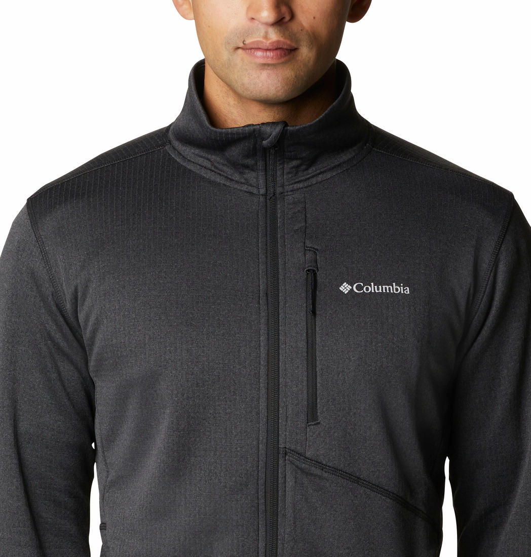 Columbia Men Black Park View Fleece Full Zip Fleece Jacket