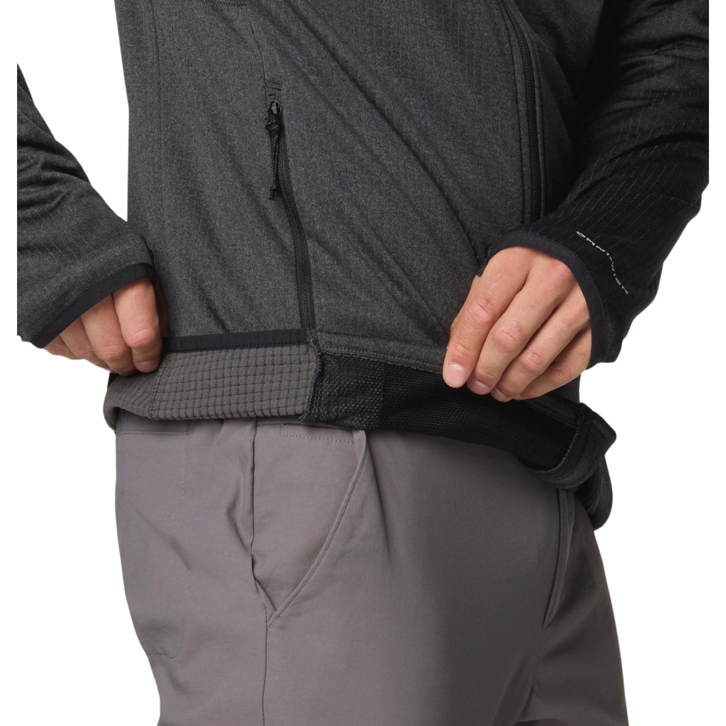 Columbia Men Black Park View Fleece Full Zip