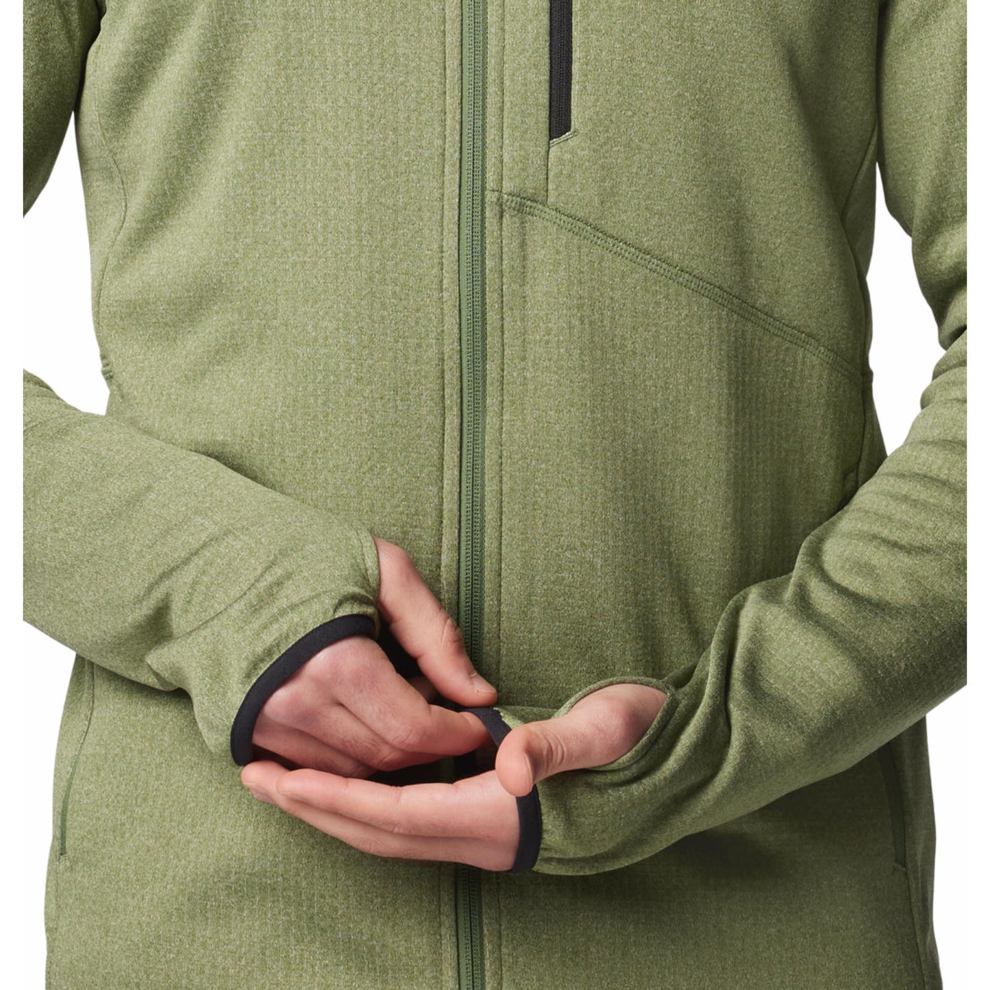 Columbia Mens Green Park View Fleece Full Zip
