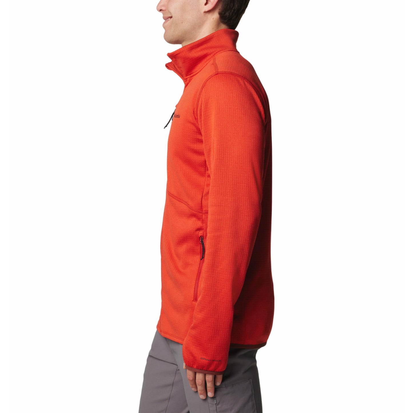 Columbia Men Red Omni-Wick Park View Fleece Jacket