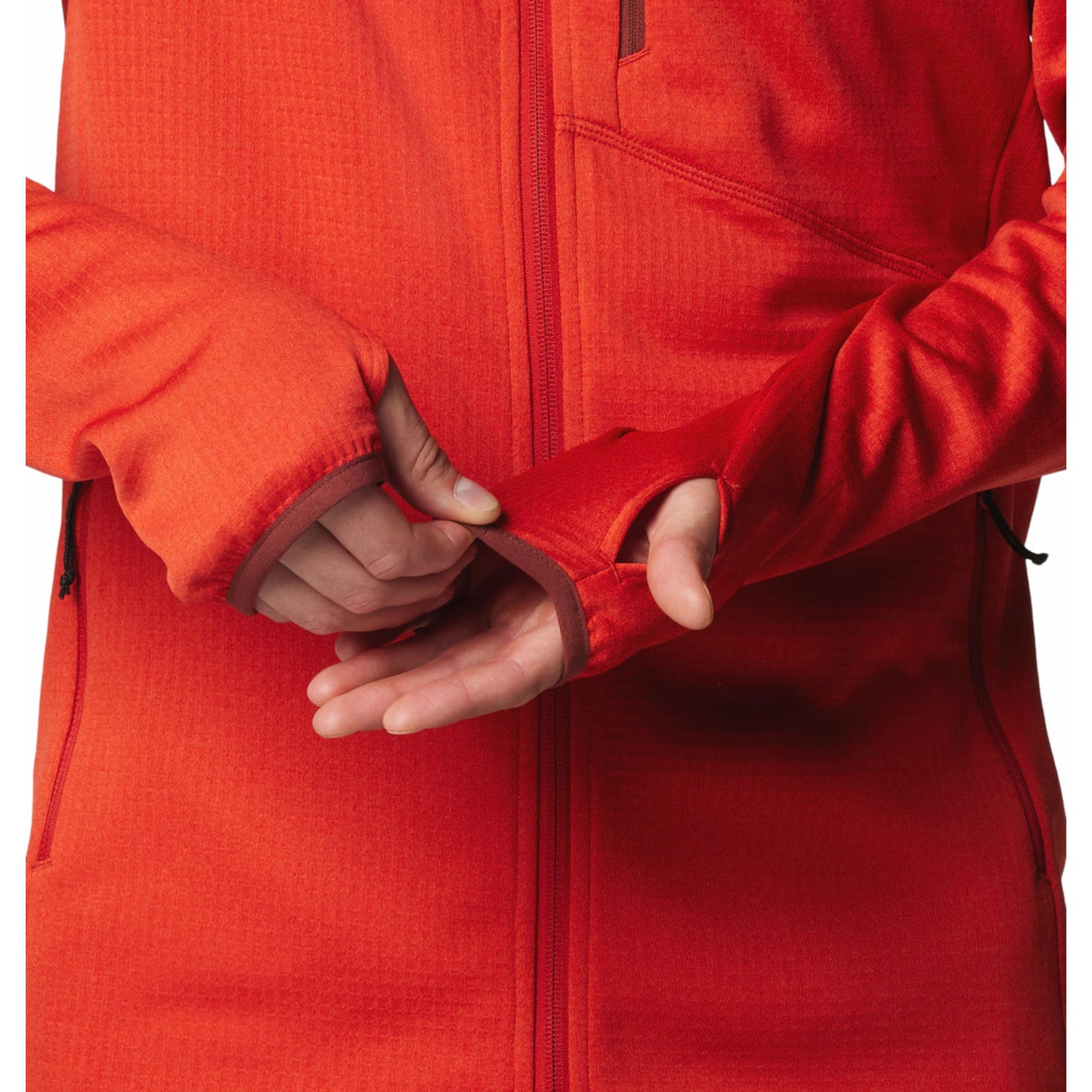 Columbia Men Red Park View Fleece Full Zip