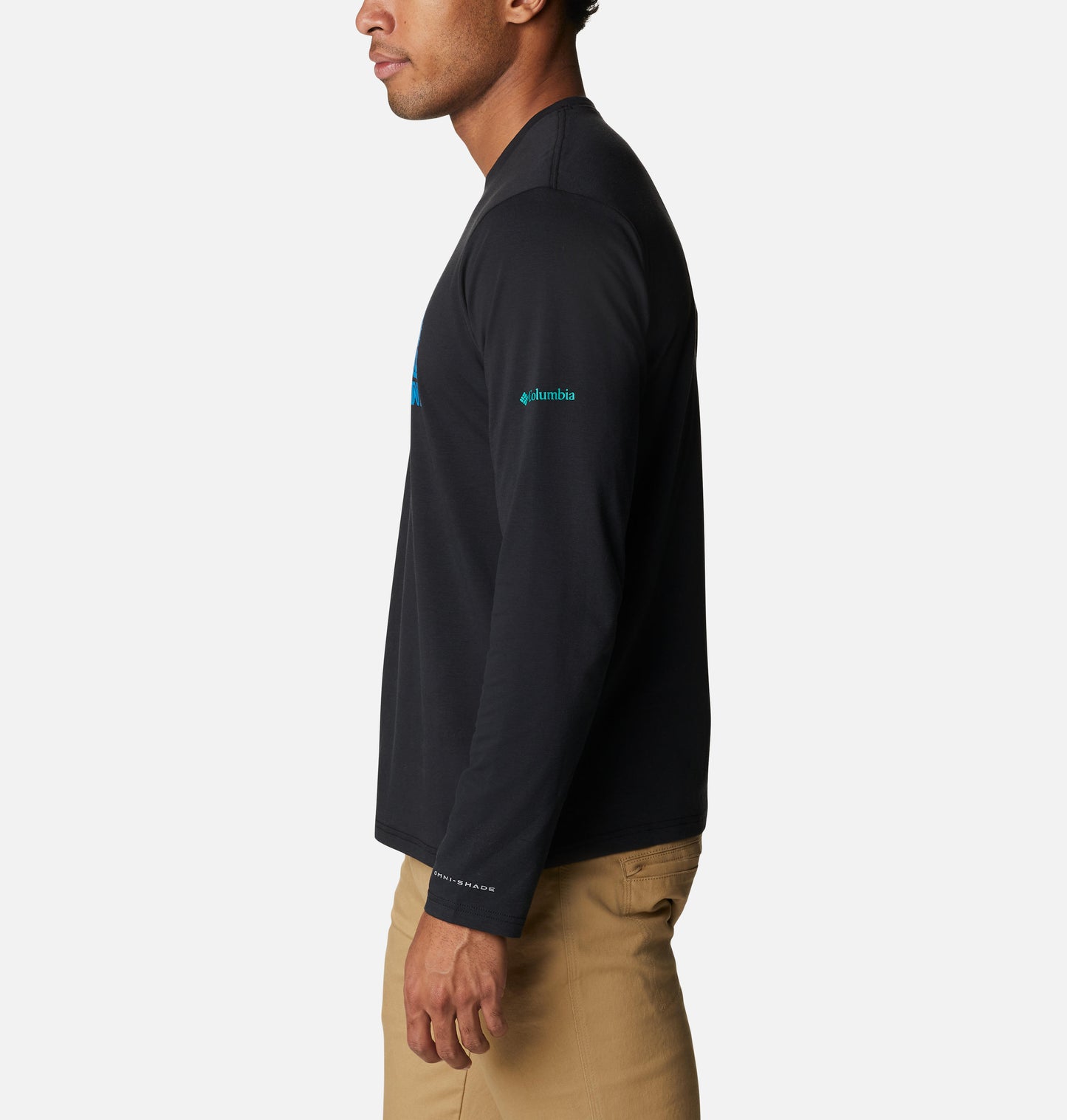 Columbia Men White Sun Trek Graphic Long Sleeve T-Shirt