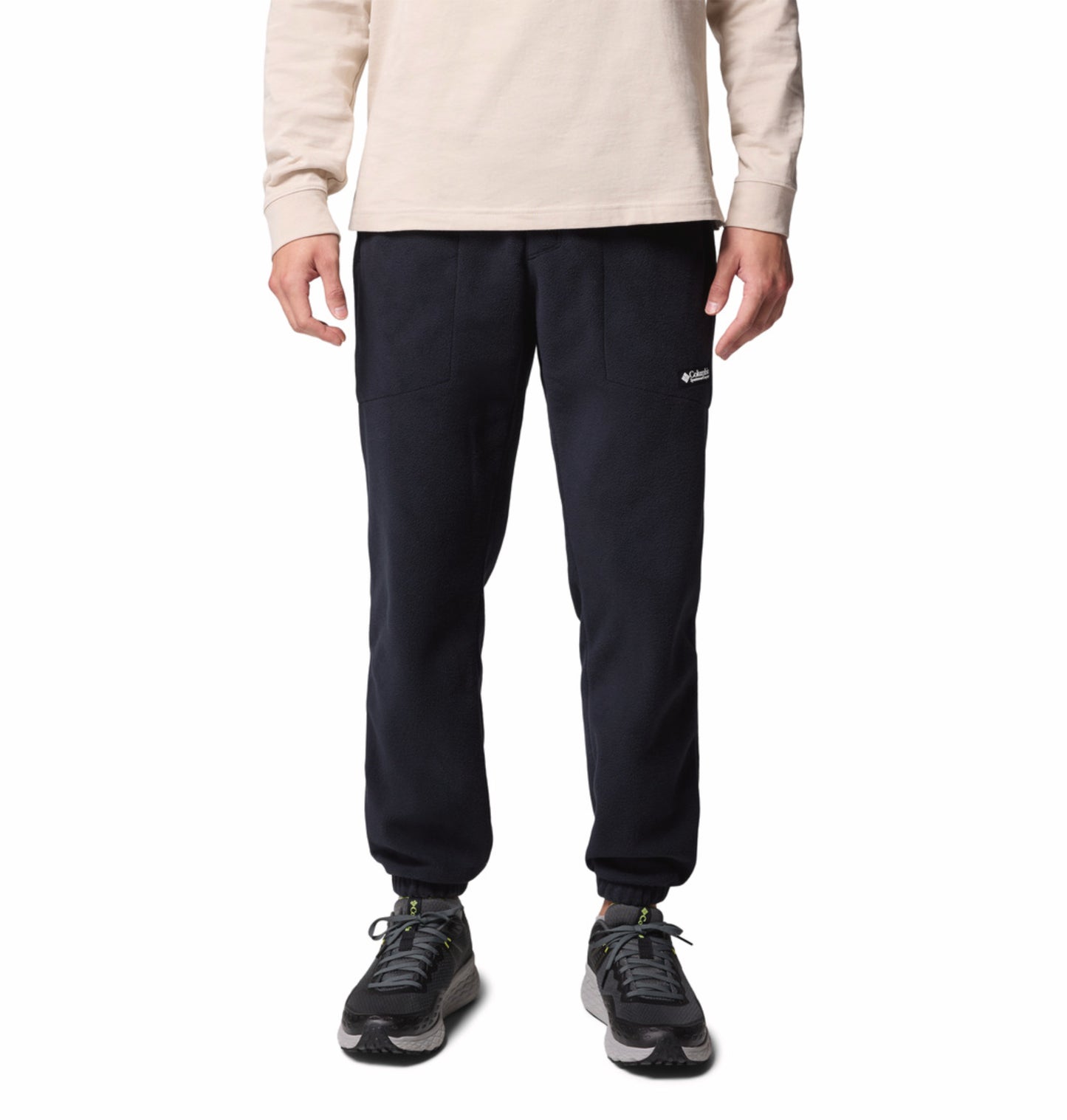 Columbia Men Black Sequoia Grove Fleece Jogger