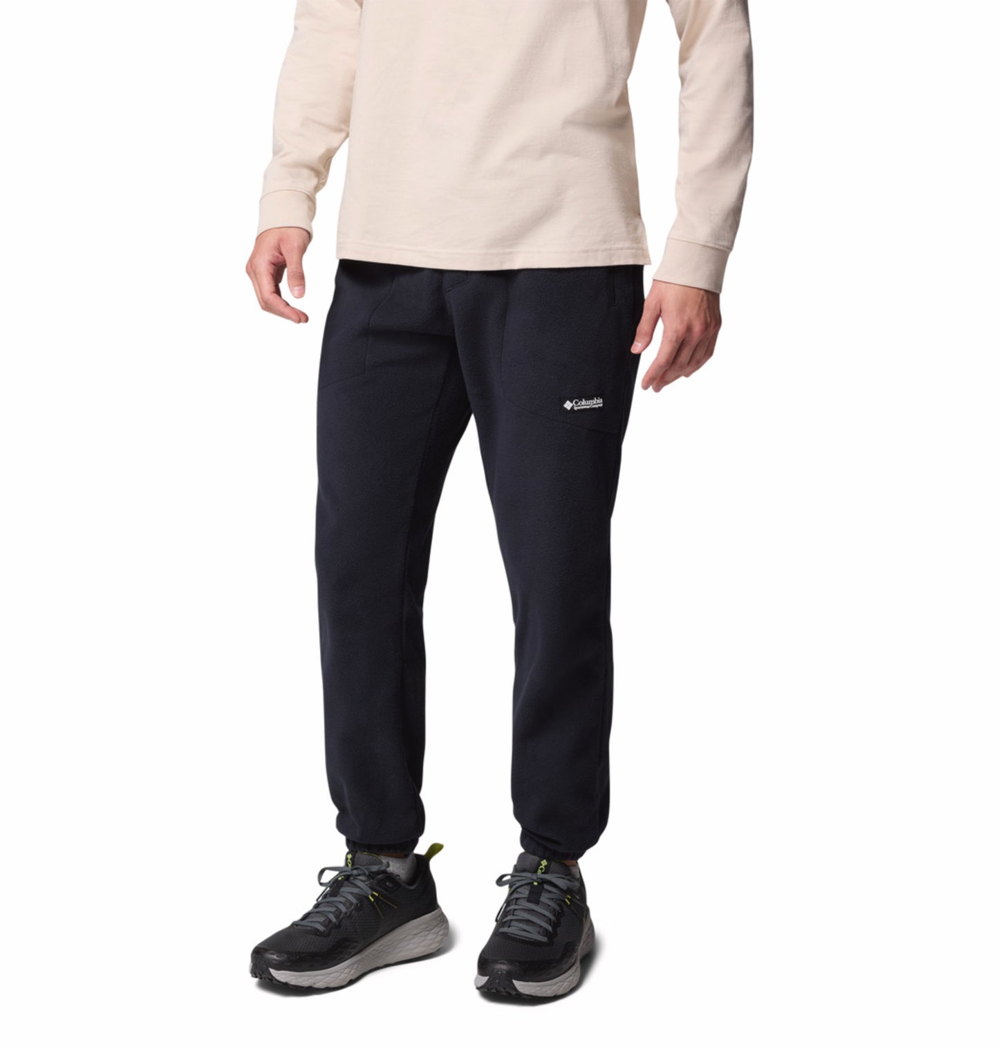 Columbia Men Black Sequoia Grove Fleece Jogger