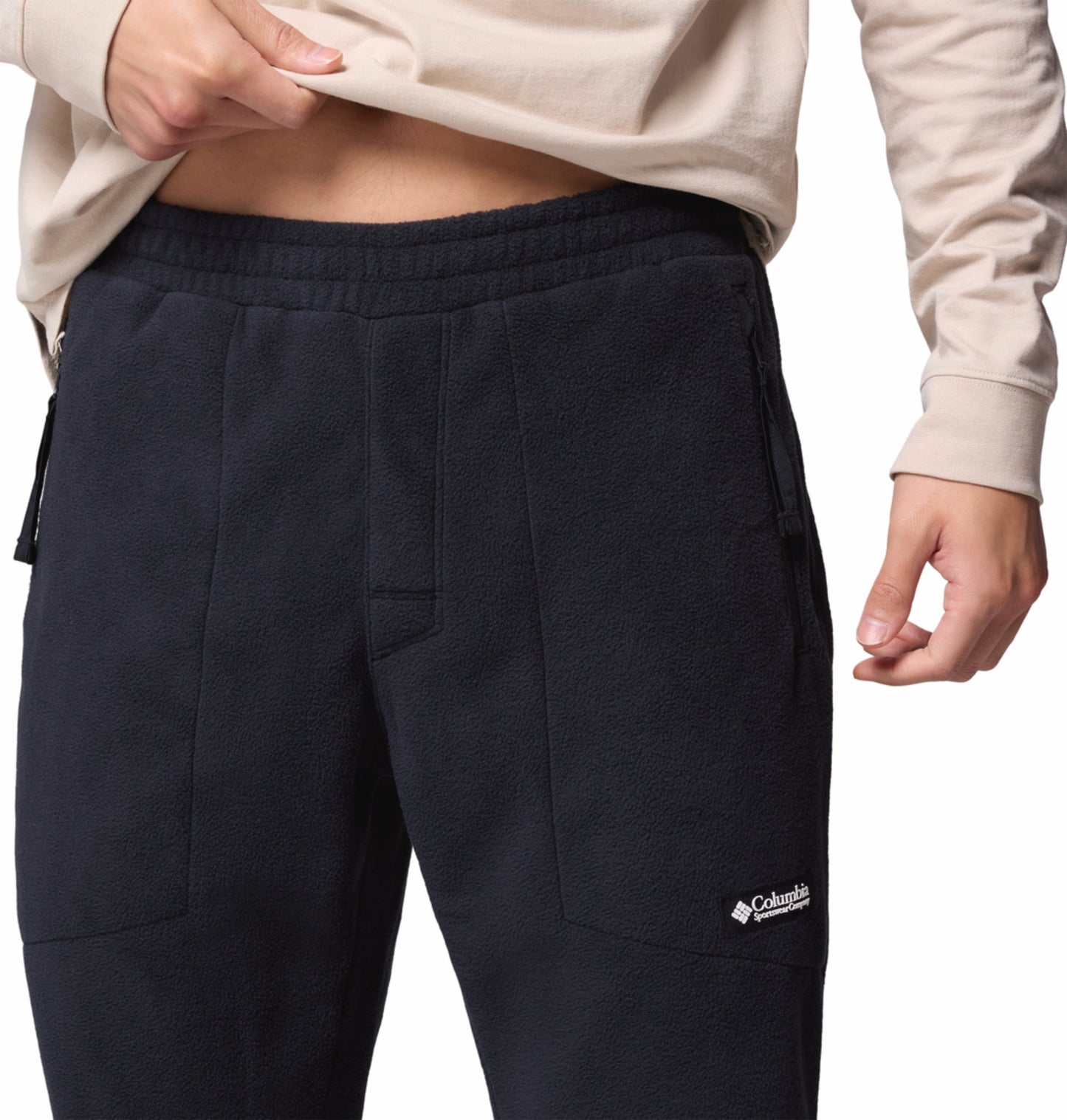 Columbia Men Black Sequoia Grove Fleece Jogger