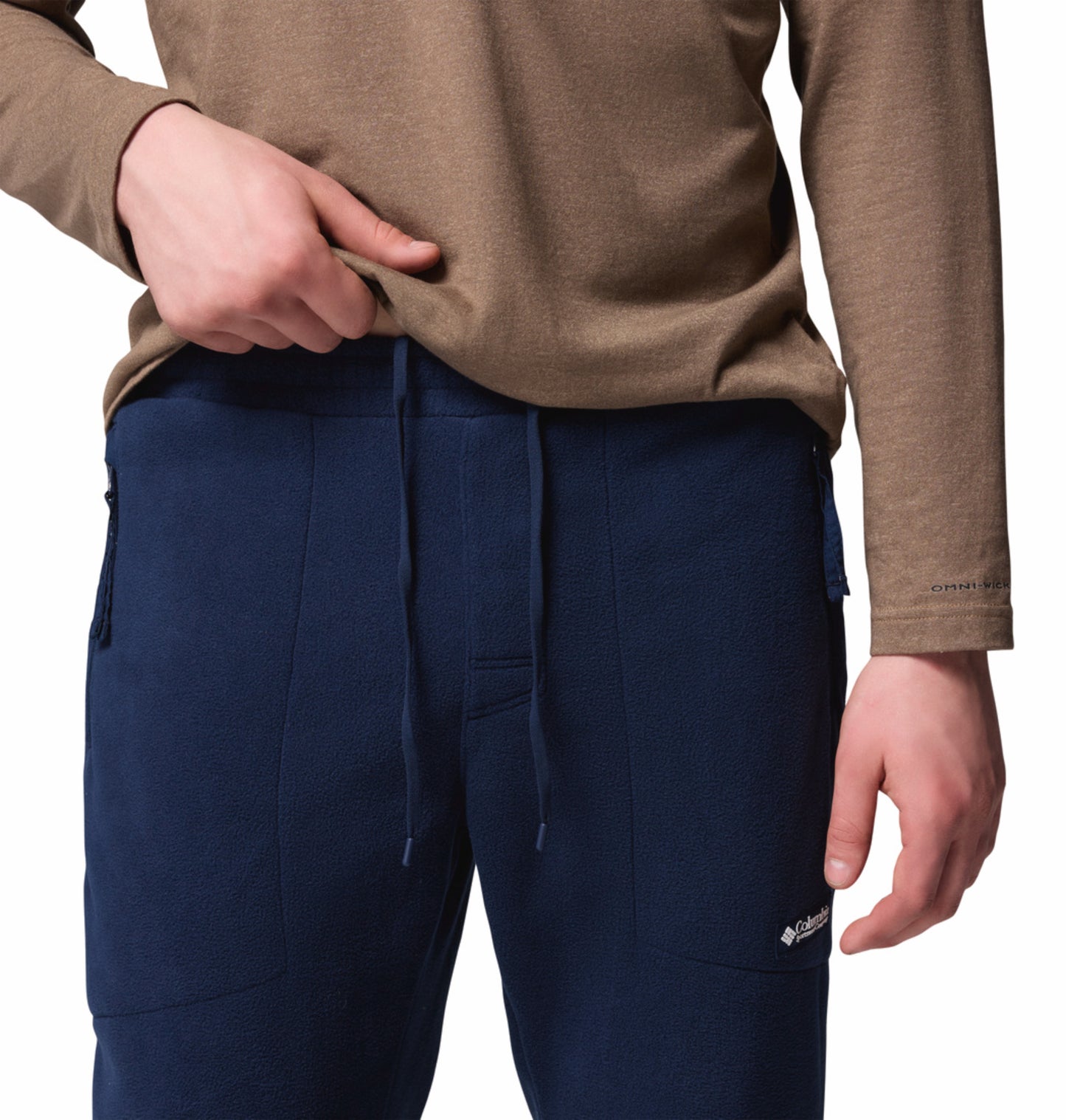 Columbia Men Navy Blue Sequoia Grove Fleece Jogger