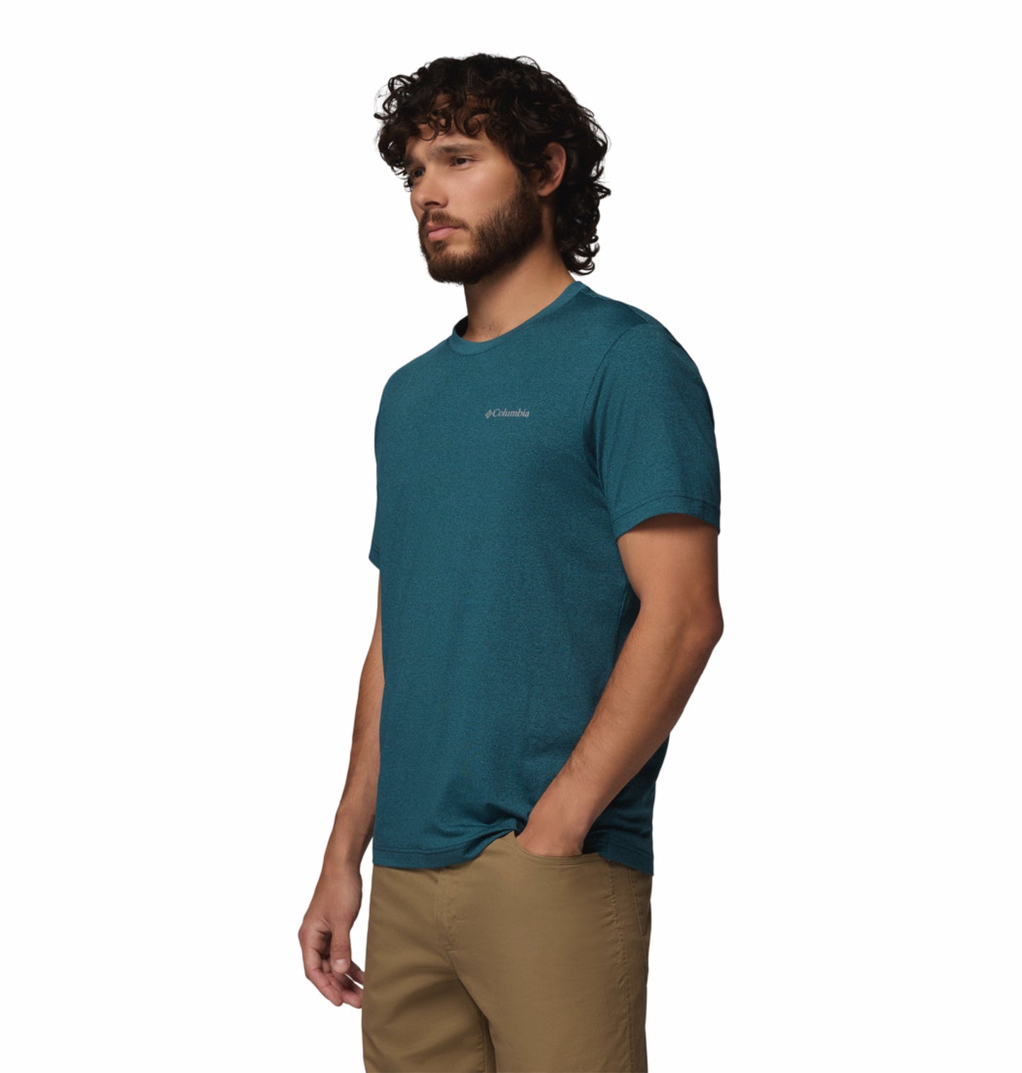 Columbia Men's Blue Parsons Point Omni-Shade T-Shirt