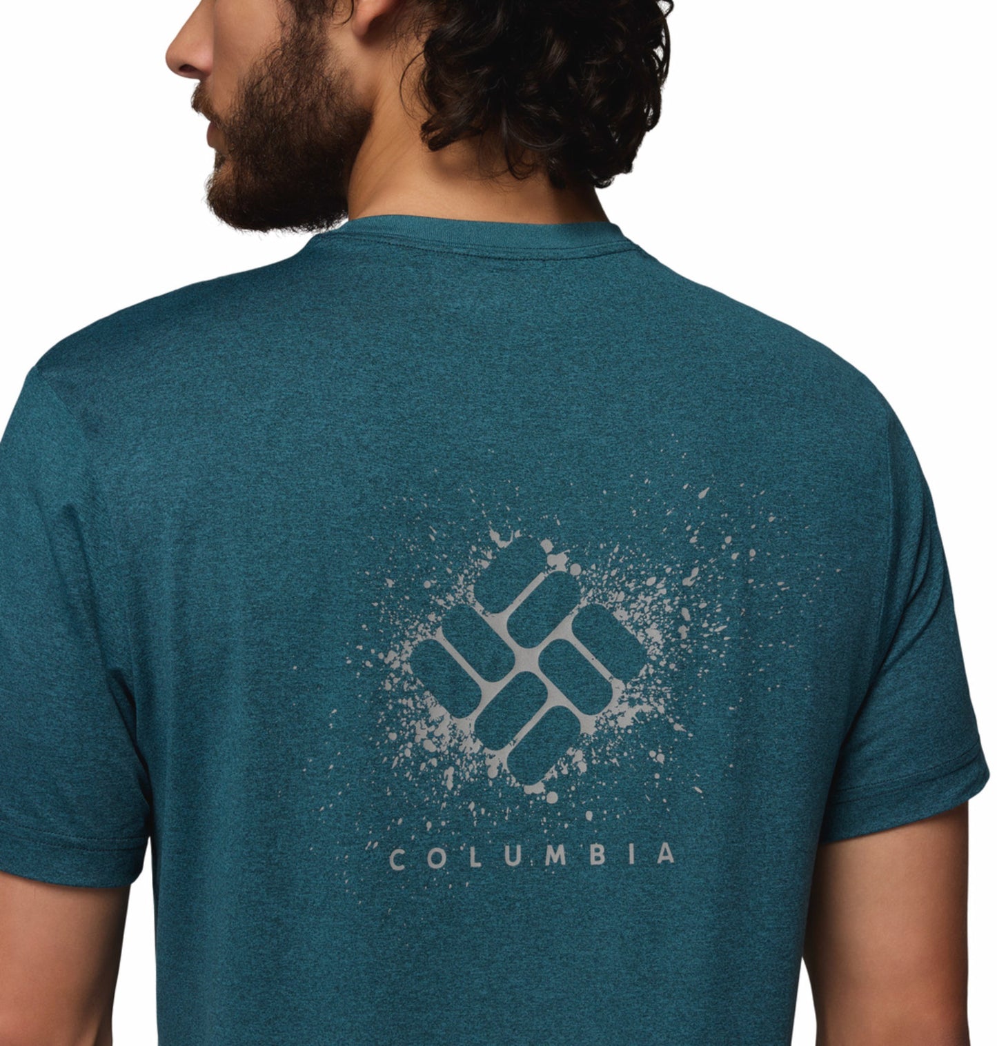 Columbia Men's Blue Parsons Point Omni-Shade T-Shirt