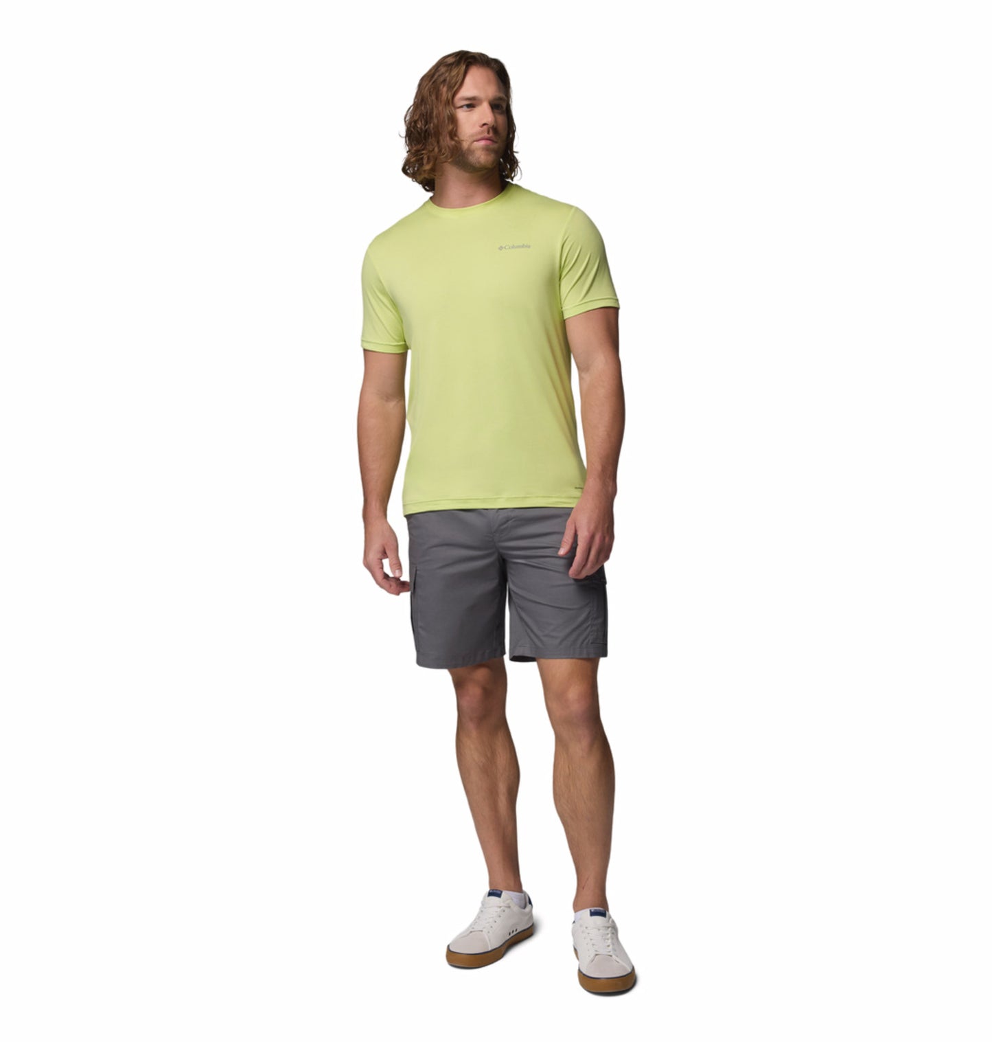 Columbia Men's Yellow Parsons Point Omni-Shade T-Shirt