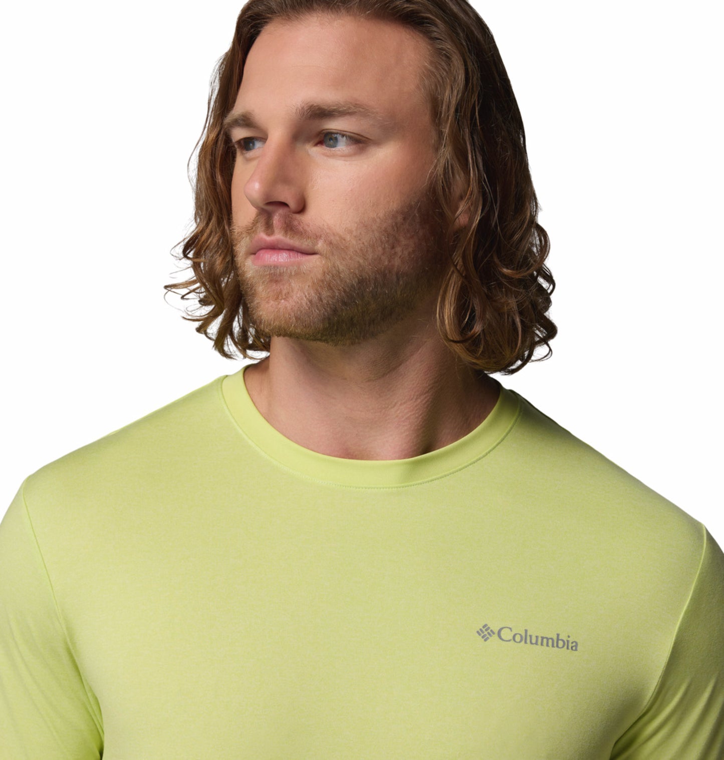 Columbia Men's Yellow Parsons Point Omni-Shade T-Shirt