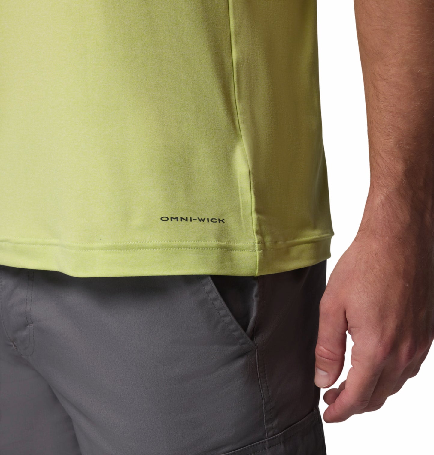 Columbia Men's Yellow Parsons Point Omni-Shade T-Shirt