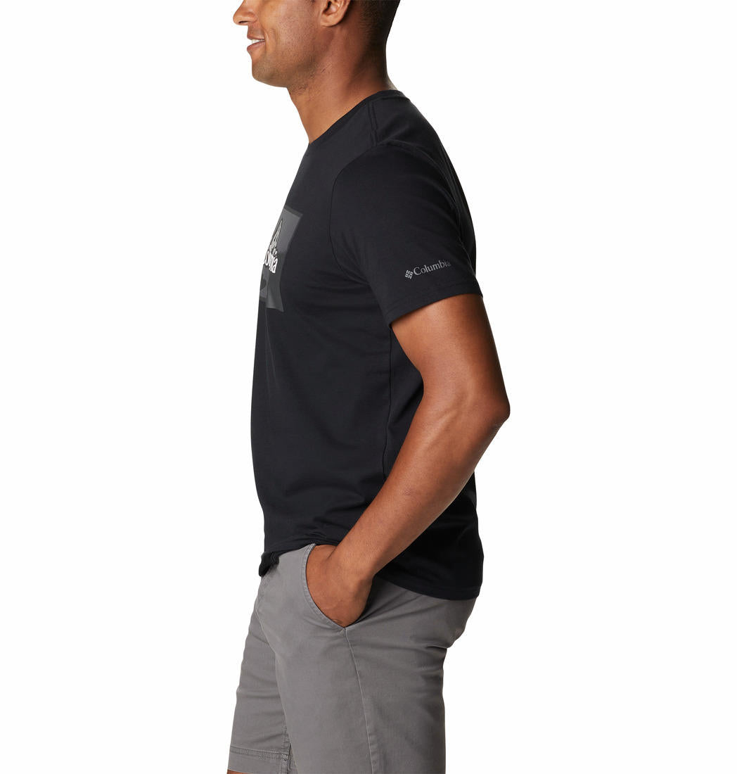 Columbia Men Black Path Lake Graphic Tee II T-Shirt